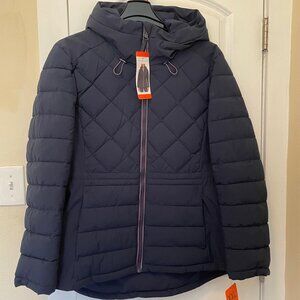 NWT! Tommy Hilfiger Ladies' Quilted Jacket - NAVY